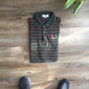 Miami Hurricanes Collar Shirt Size XL
